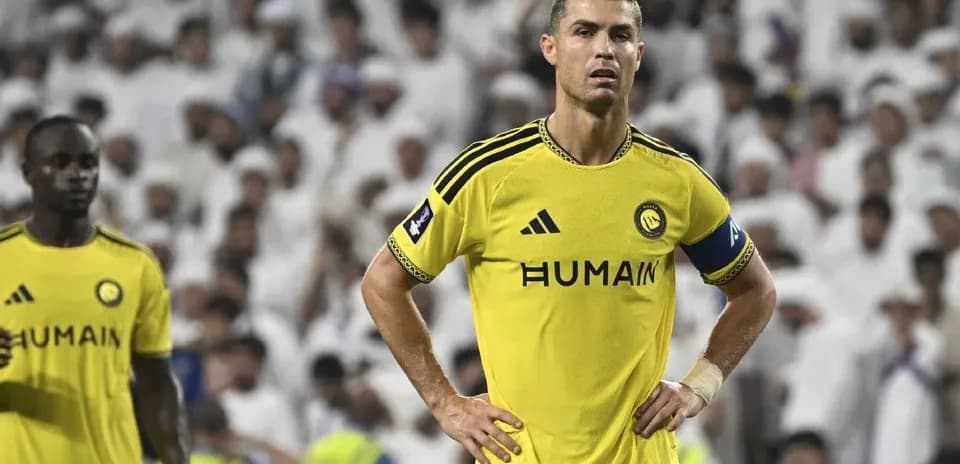 Cristiano Ronaldo on the field during a match