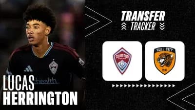 Lucas Herrington in Colorado Rapids jersey with transfer information