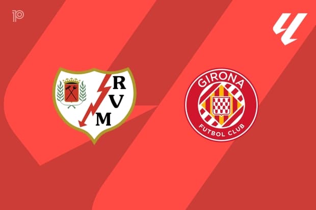 Rayo Vallecano and Girona FC team logos