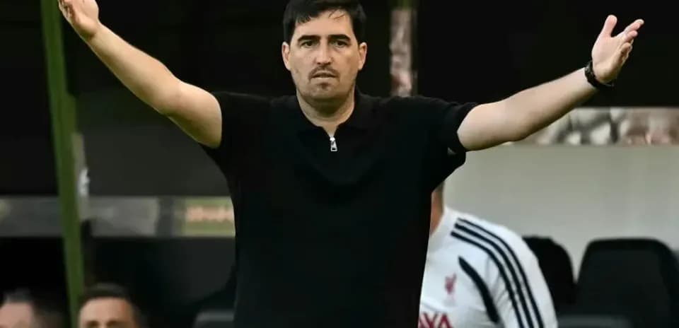Coach gesturing during match from the sideline