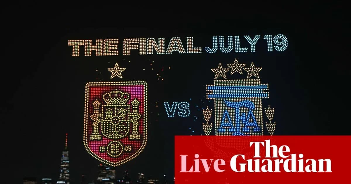Spain vs Argentina final match announcement display