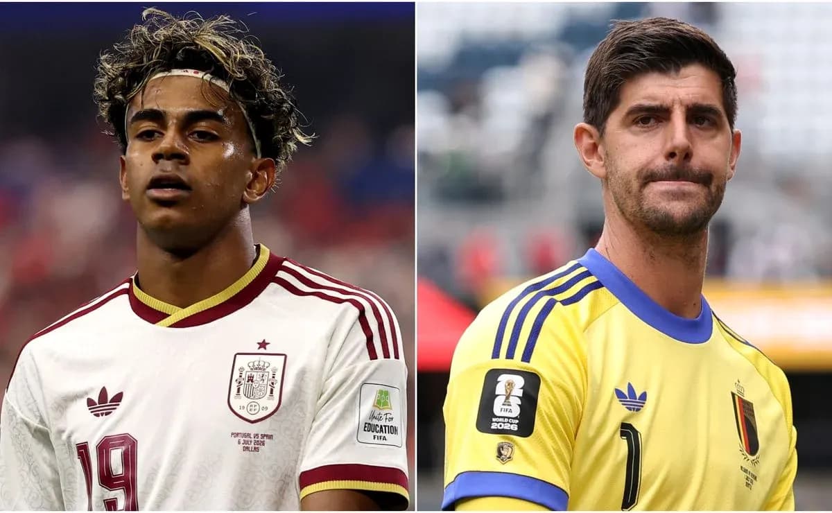 İspaniya və Belçika futbolçuları matç öncəsi