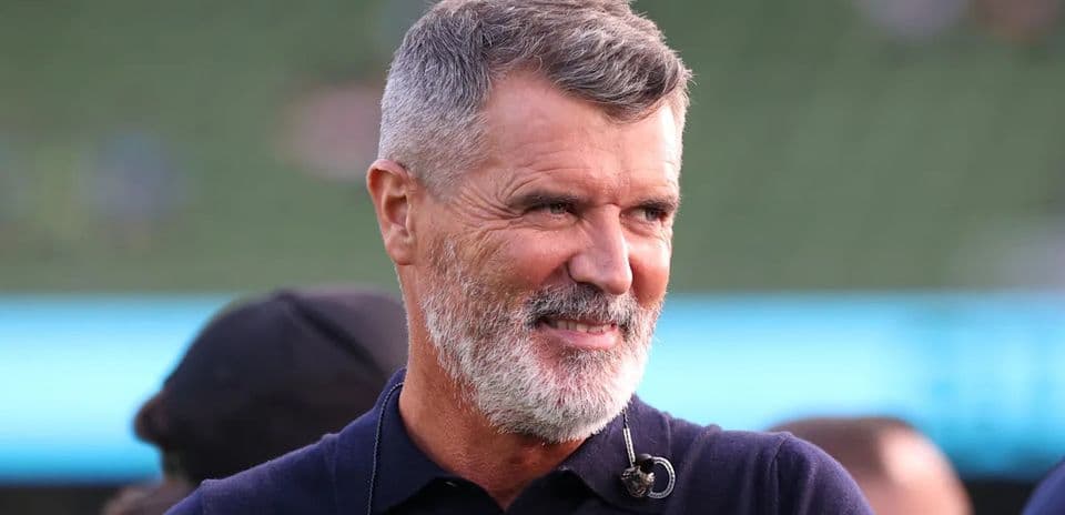 Analyst smiling during a sports event