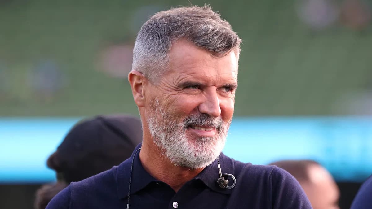 Analyst smiling during a sports event