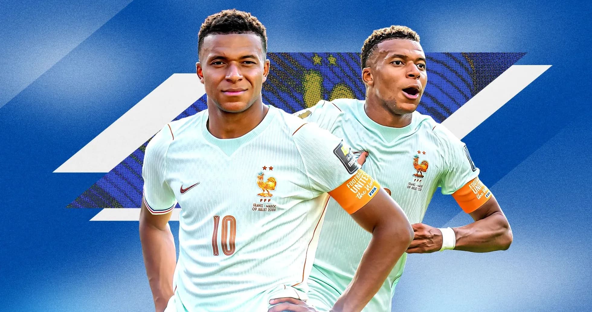 Kylian Mbappé in France national team jersey