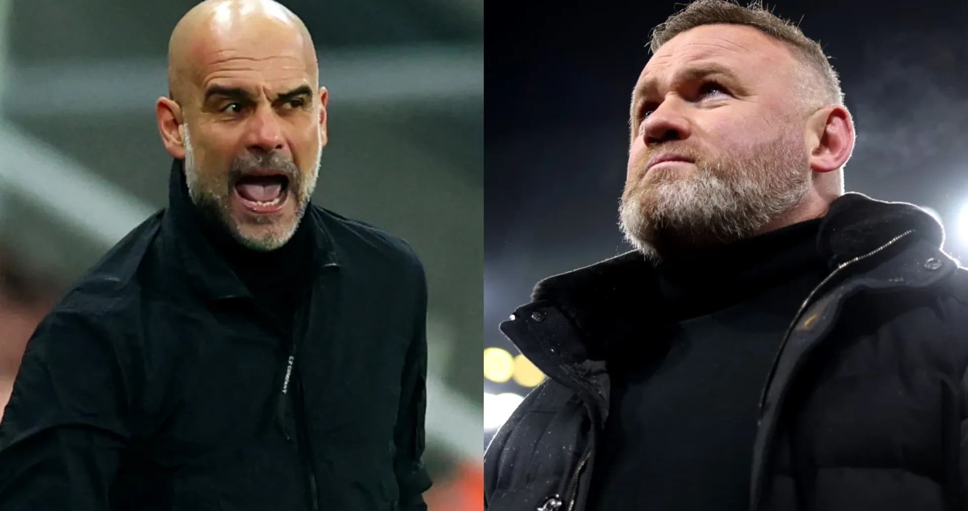 Football managers speaking during match