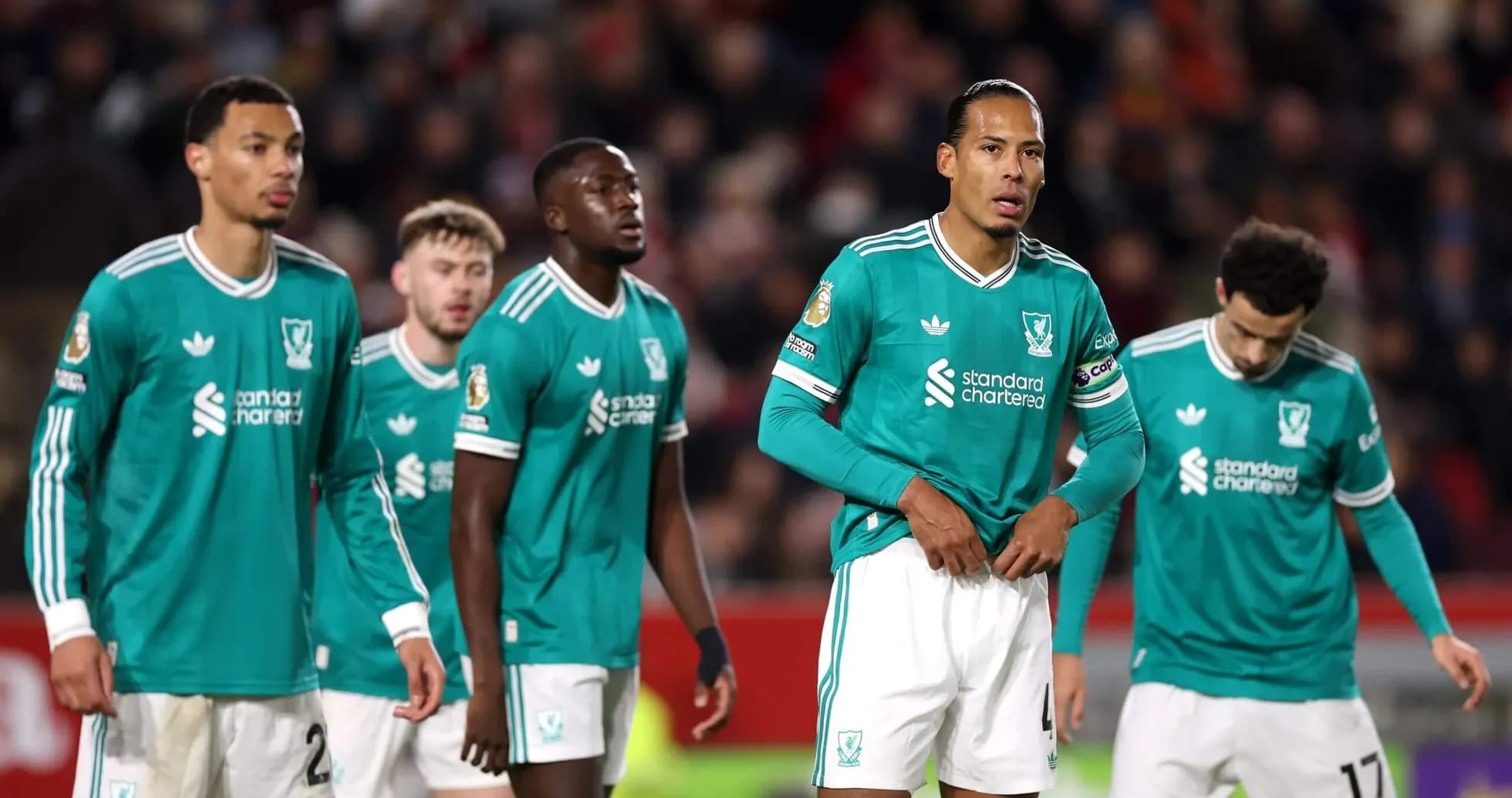 Liverpool futbolçuları meydanda