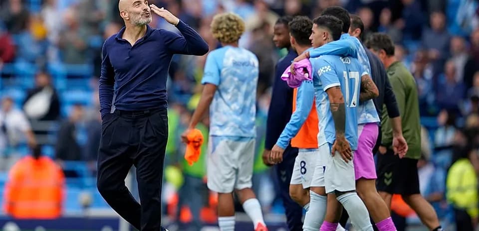 Manchester City futbolçuları matçdan sonra