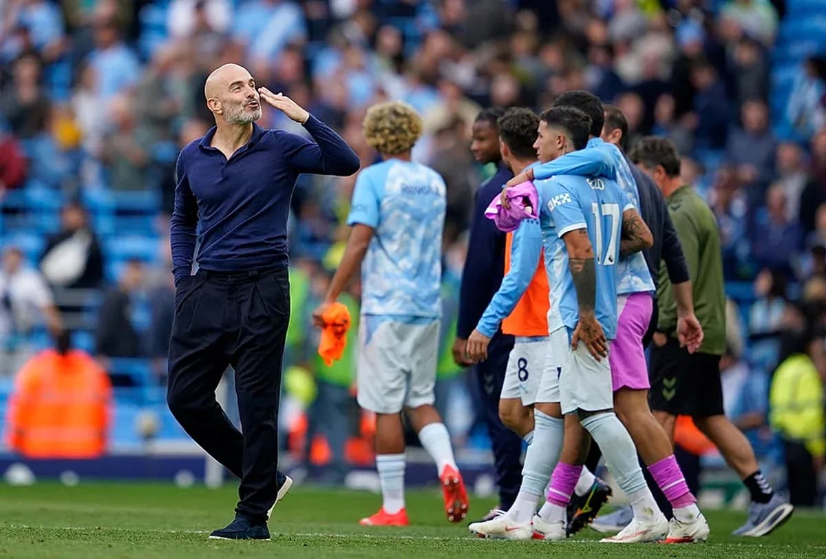 Manchester City futbolçuları matçdan sonra