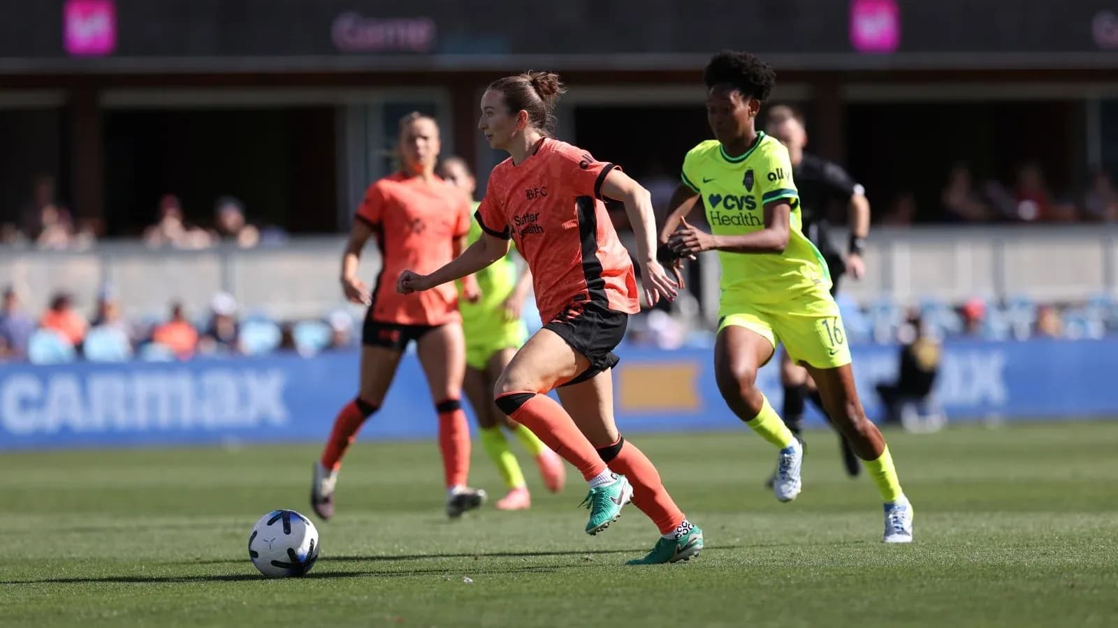 Bay FC və Washington Spirit oyunu