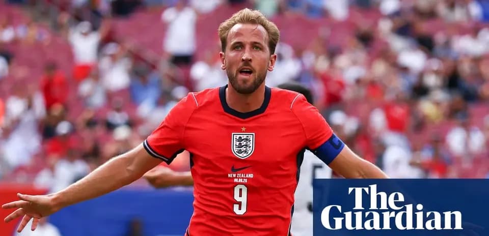 Harry Kane celebrating a goal for England team