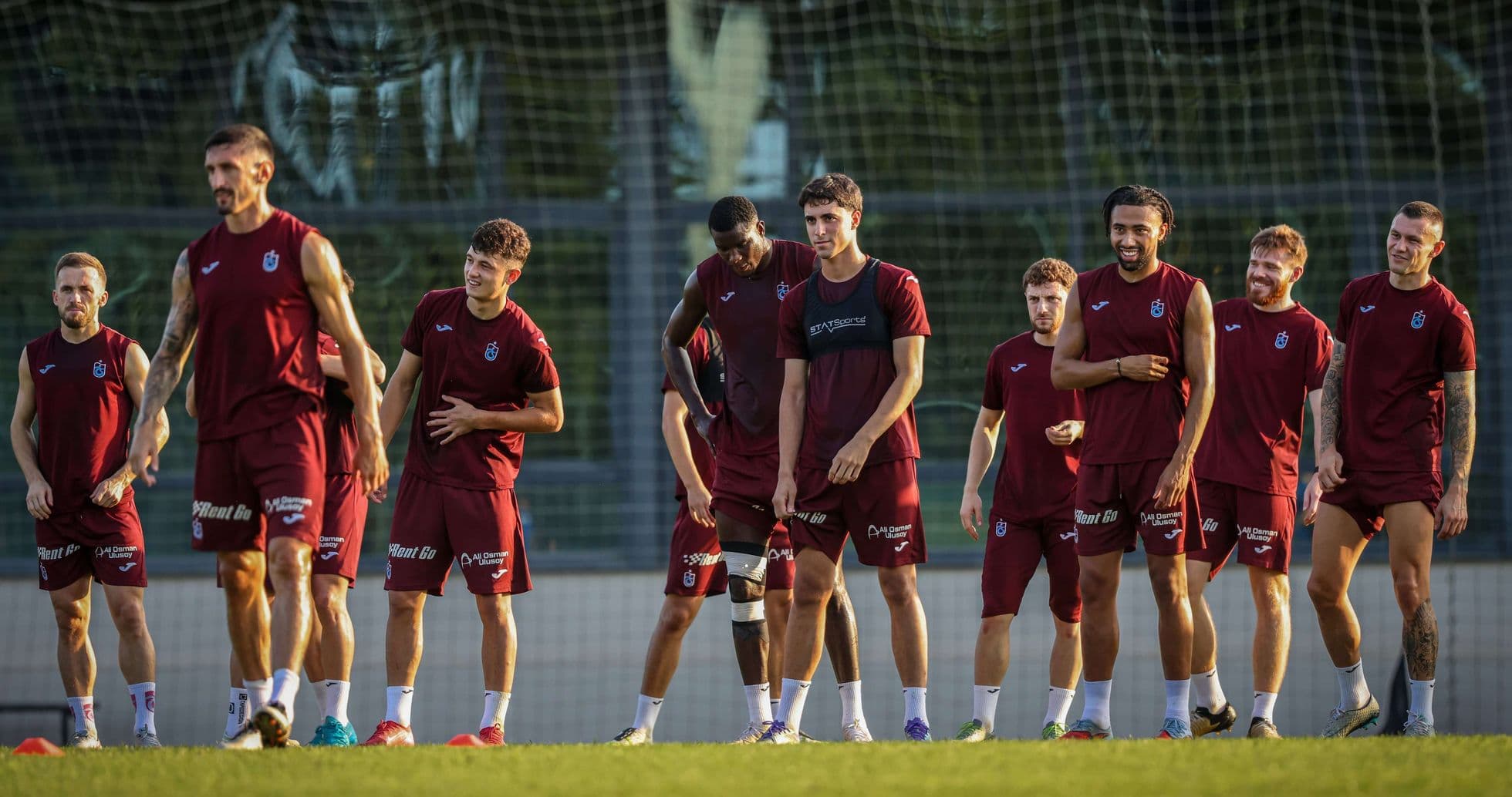 Samsunspor preparations for upcoming match.