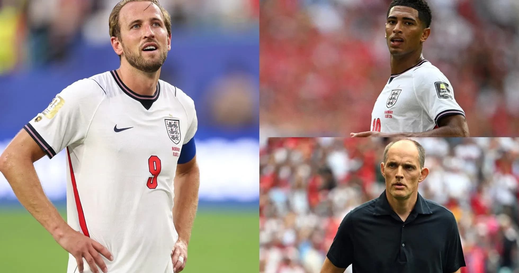 Harry Kane and Jude Bellingham during a match
