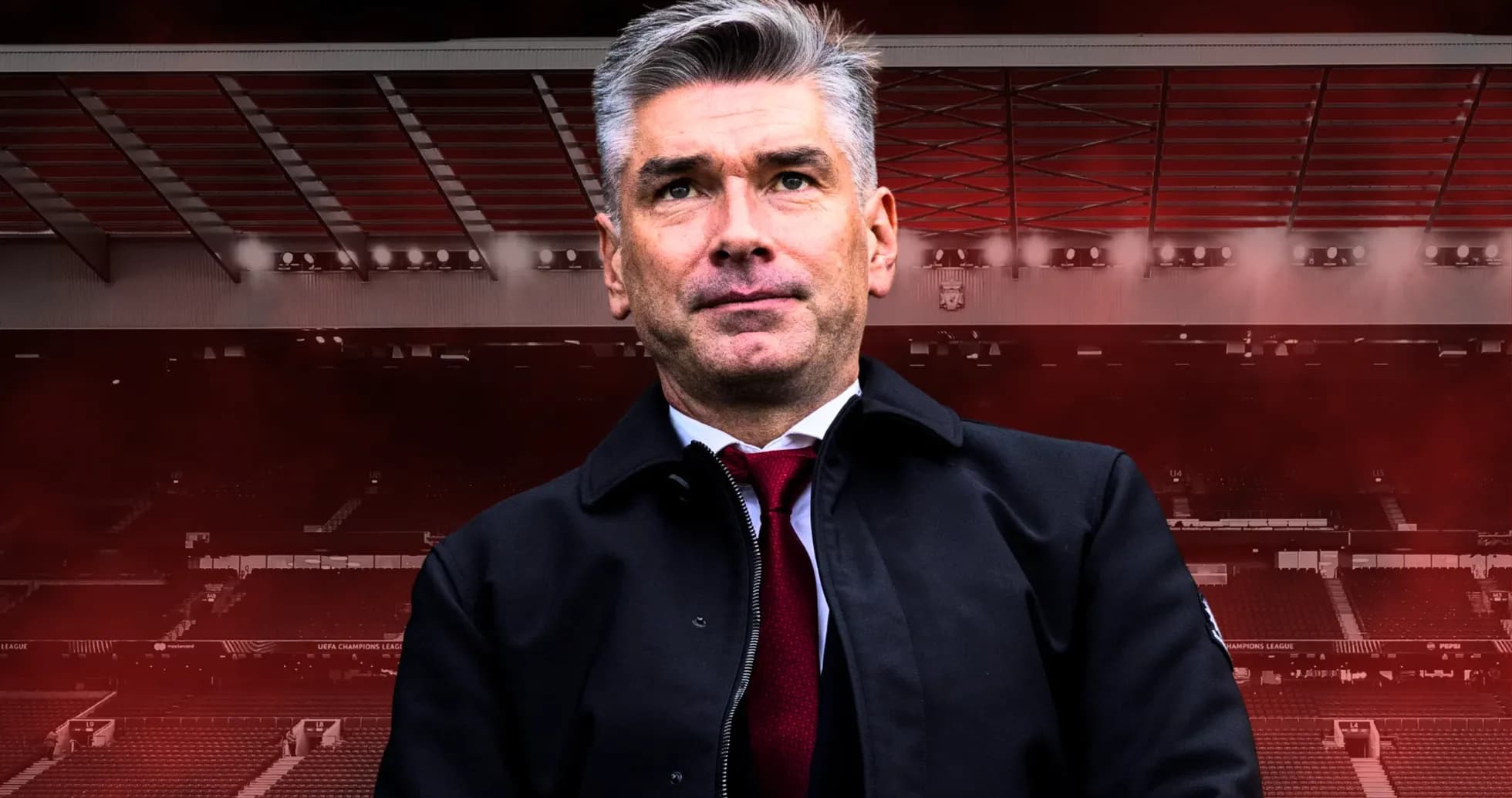 Menecer stadionun arxasında durur