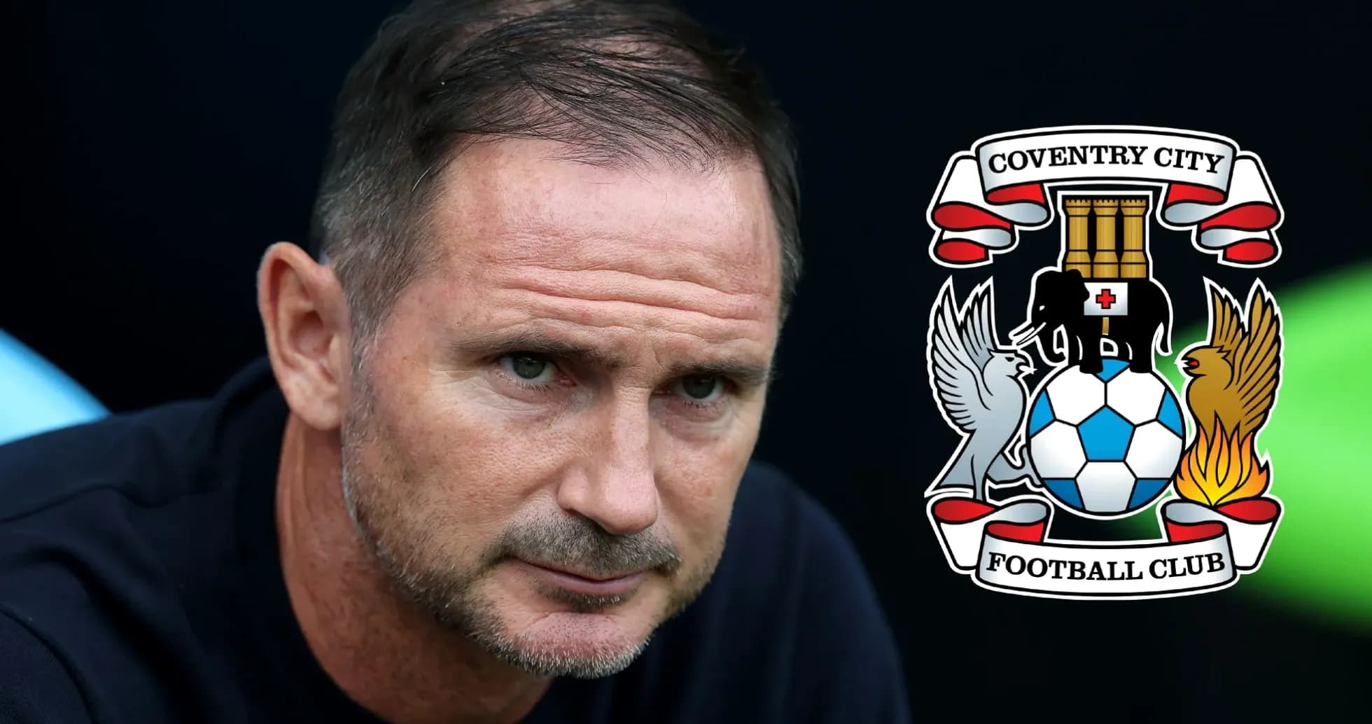 Men's football coach with Coventry City logo
