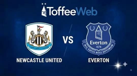 Newcastle United vs Everton match logo