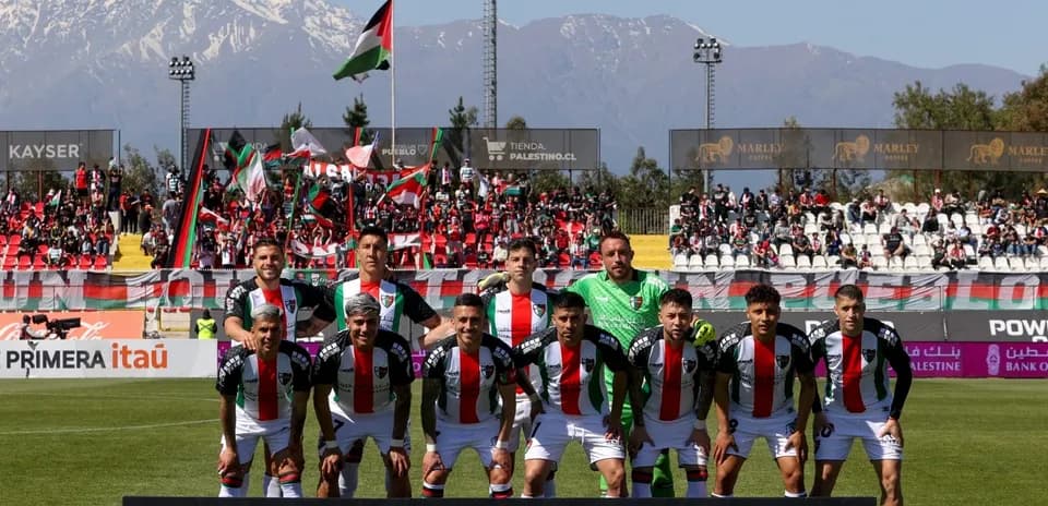 Palestino futbol komandası sahədə