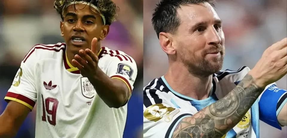 İki futbolçu, İspaniya və Argentina oyunu