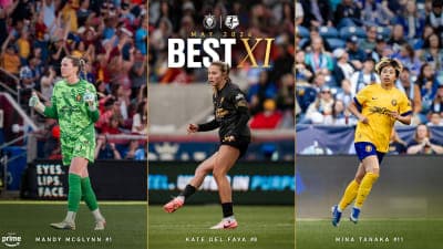 Three players featured in NWSL Best XI announcement