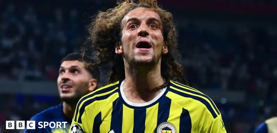 Fenerbahçe player celebrating during a match