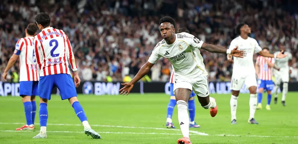Vinicius Jr. qol sevinci, Atletico Madrid - Real Madrid