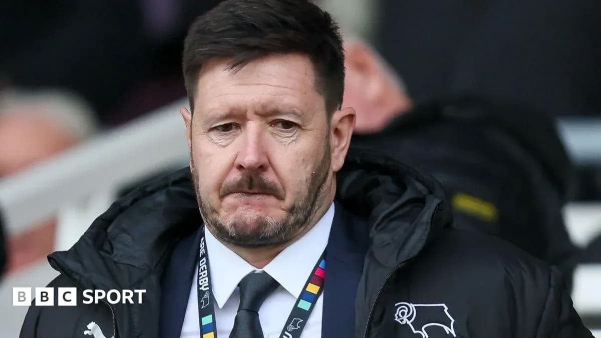 Men's football manager during a match