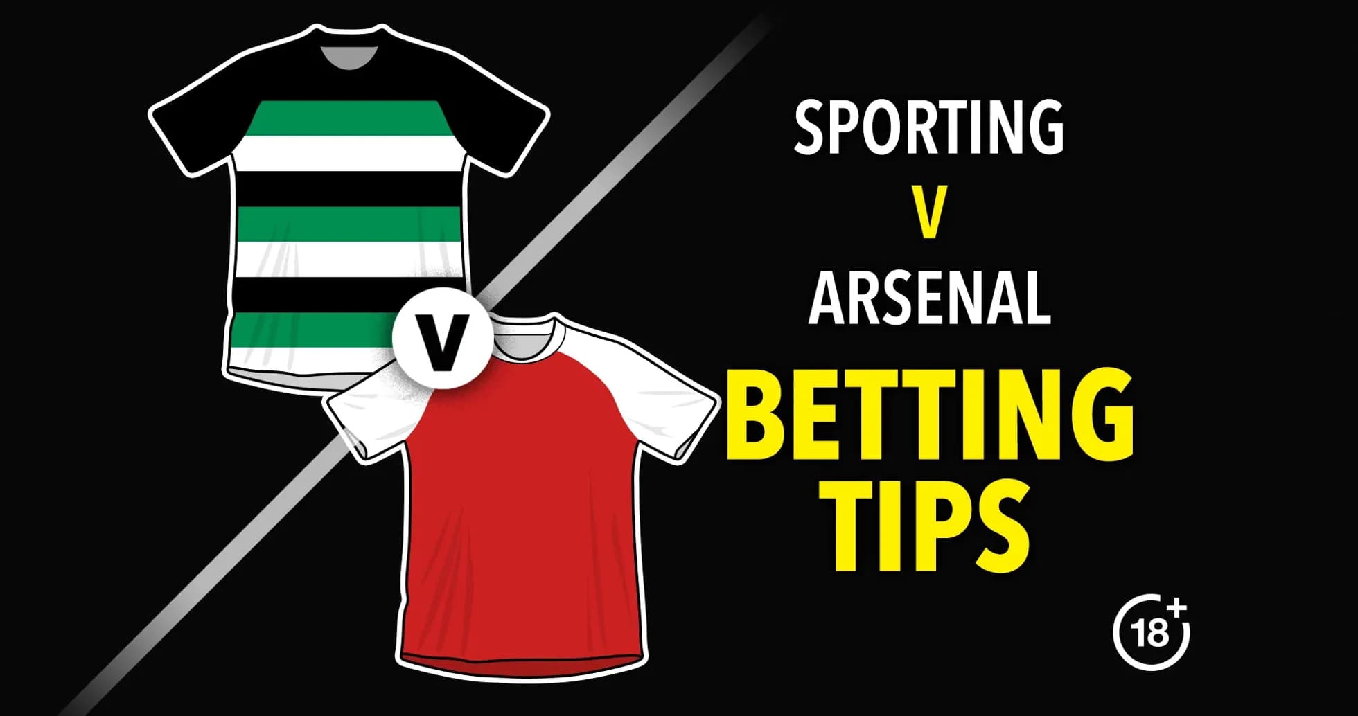 Sporting vs Arsenal match preview graphic