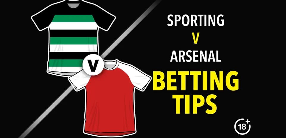 Sporting vs Arsenal match preview graphic