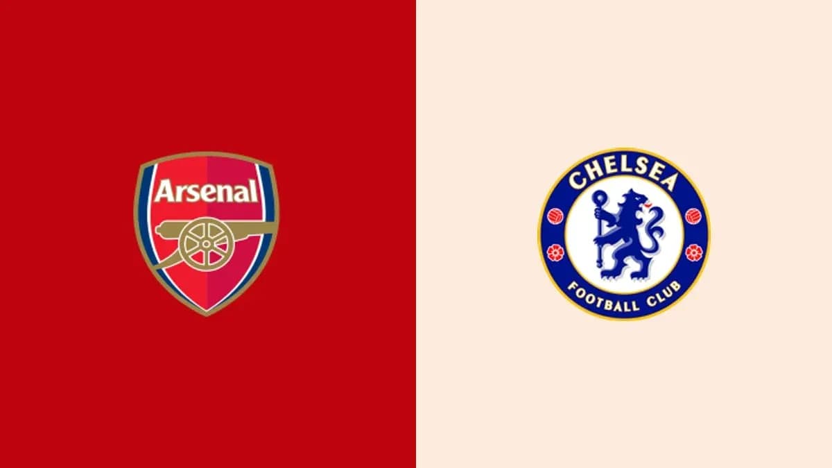 Arsenal and Chelsea football club logos