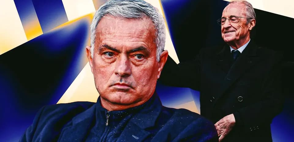 Jose Mourinho and club president at event
