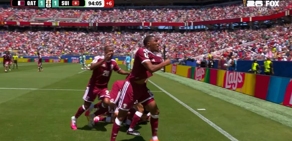 Qatar və İsveçrə arasında futbol oyunu