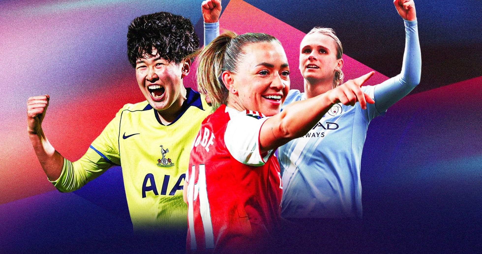 Üç qadın futbolçu sevinclə bayram edir