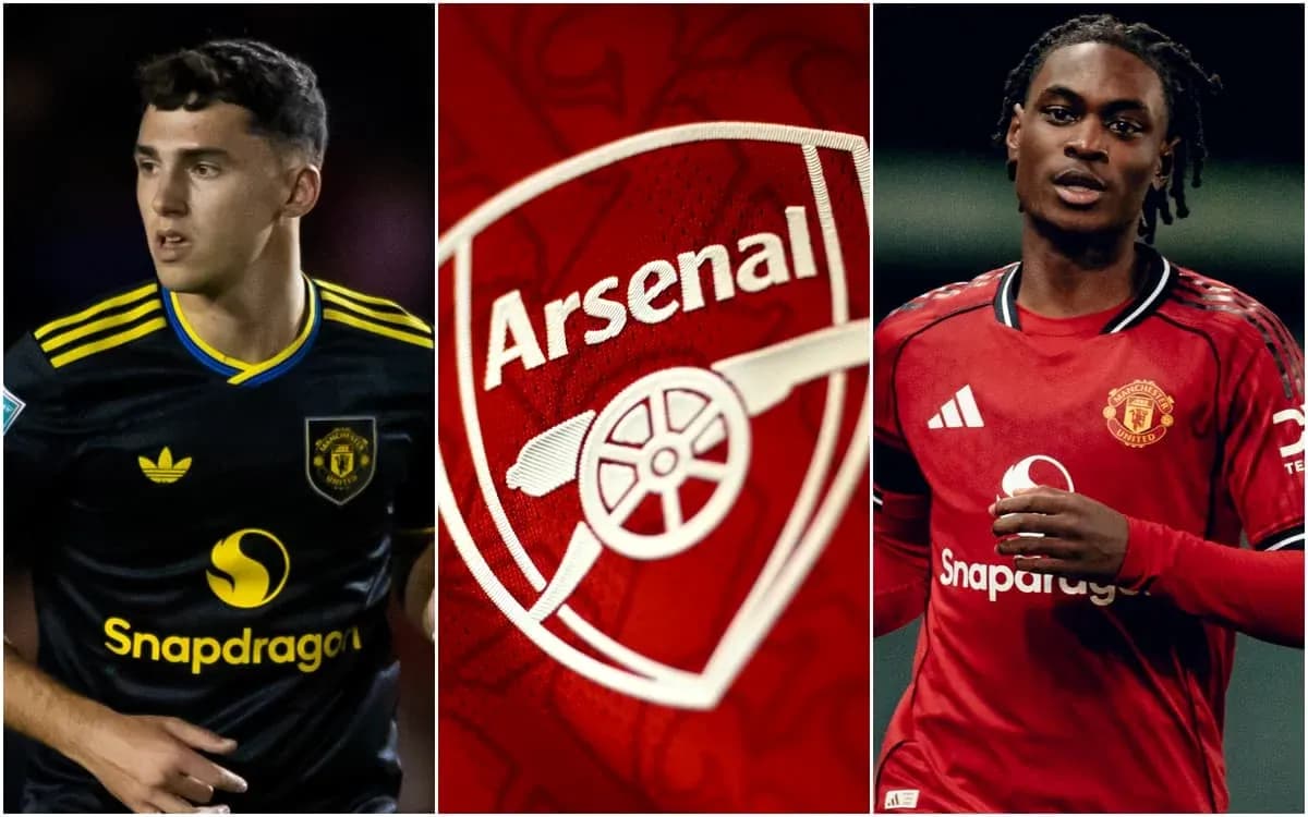 Futbolçular və Arsenal loqosu arasında komanda simvolları