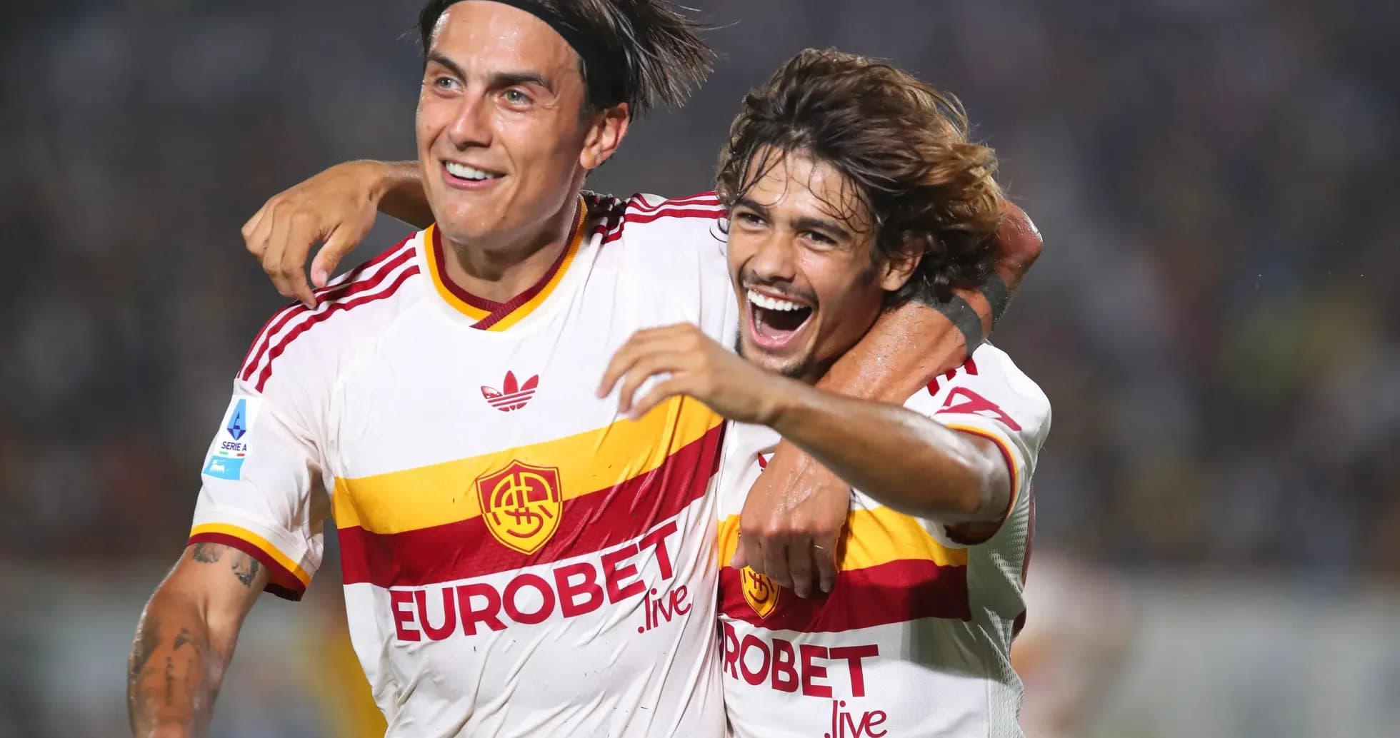 AS Roma oyunçularının sevinci