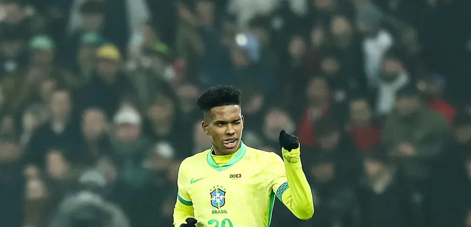 Brazillian player celebrating during a match