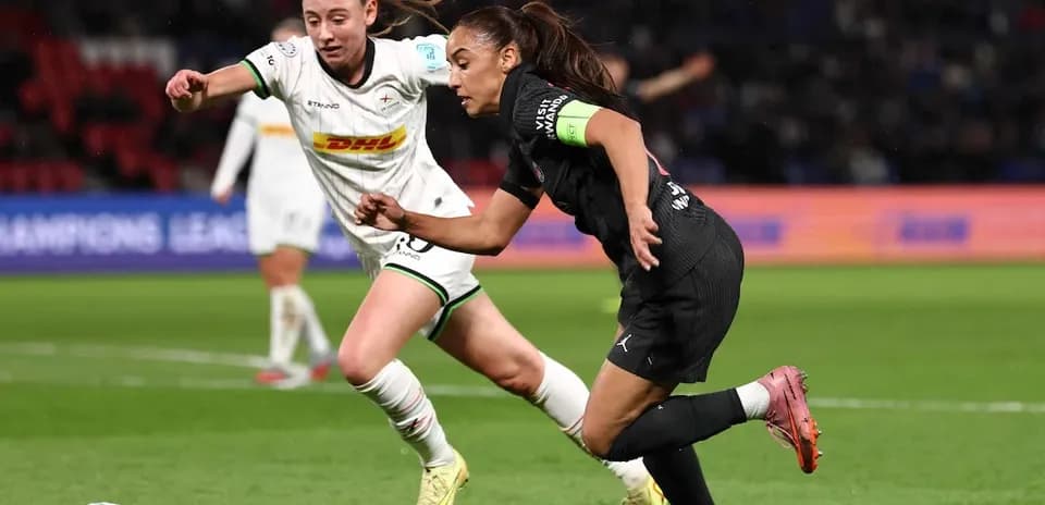 OH Leuven women team during a match.