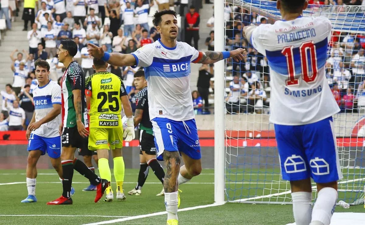 Palestino ilə U. Katolika arasında futbol matçı