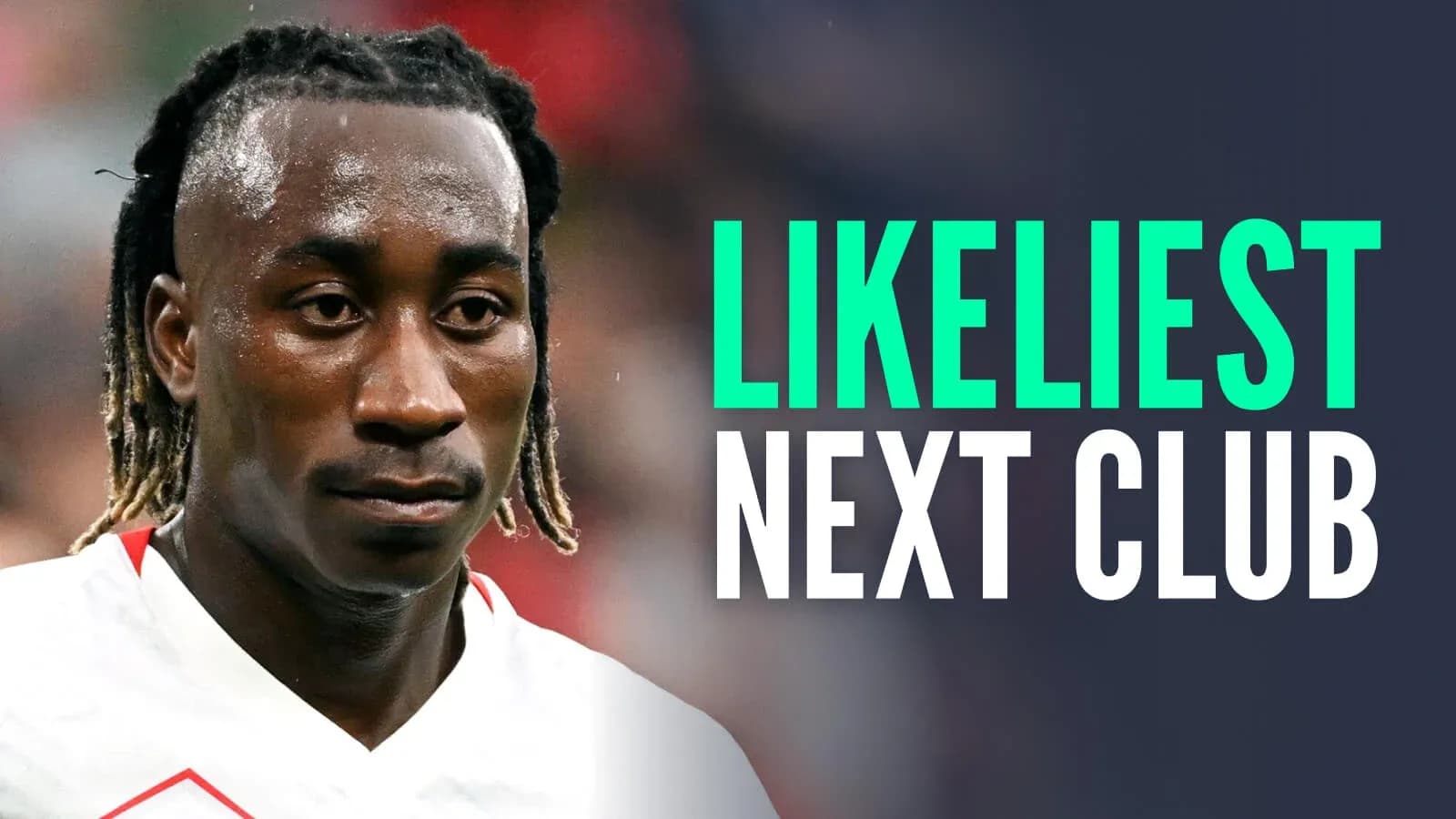 Futbolçunun meydanda oyun zamanı portreti