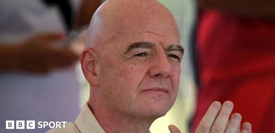 FIFA president Gianni Infantino at event