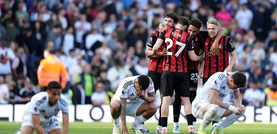 Fulham və Bournemouth oyunçuları matçdan sonra