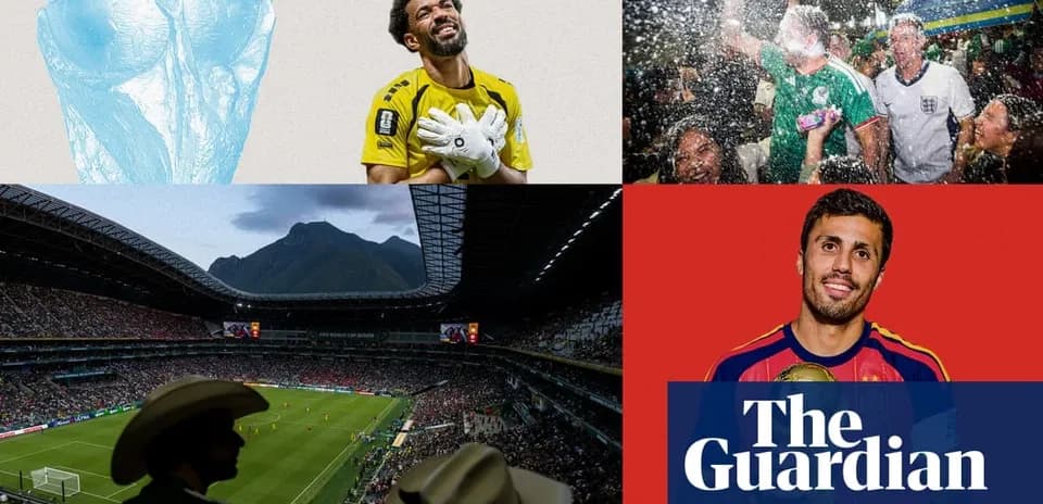 FIFA World Cup moments collage featuring players and fans