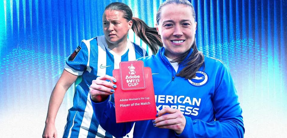 Player holding Player of the Match award after game