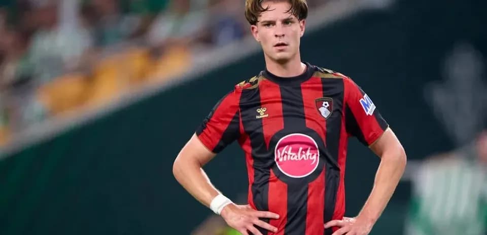 Bournemouth player standing during a match