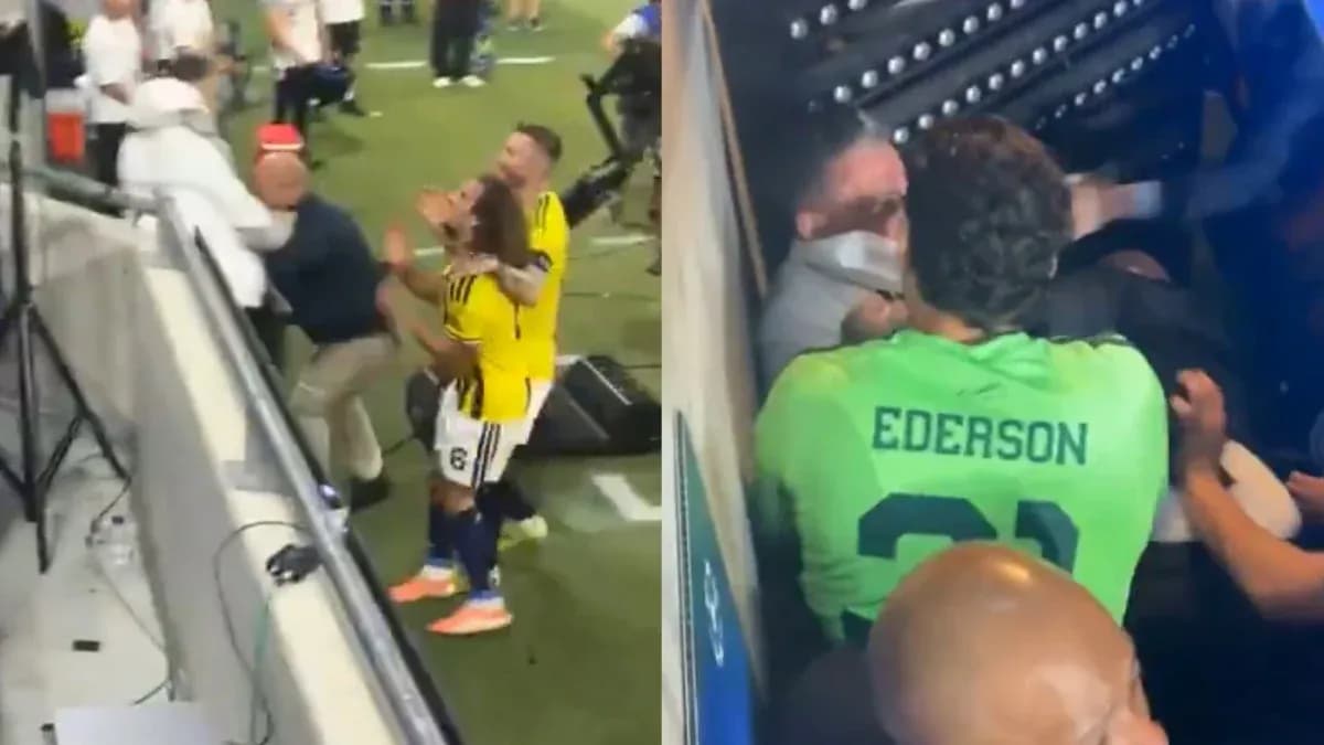 Players and staff involved in a post-match altercation
