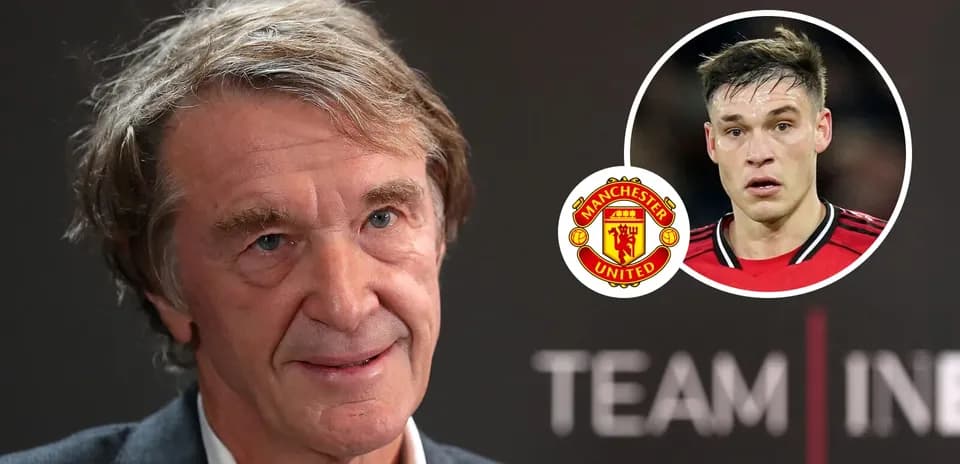 Press conference with Manchester United executive and player