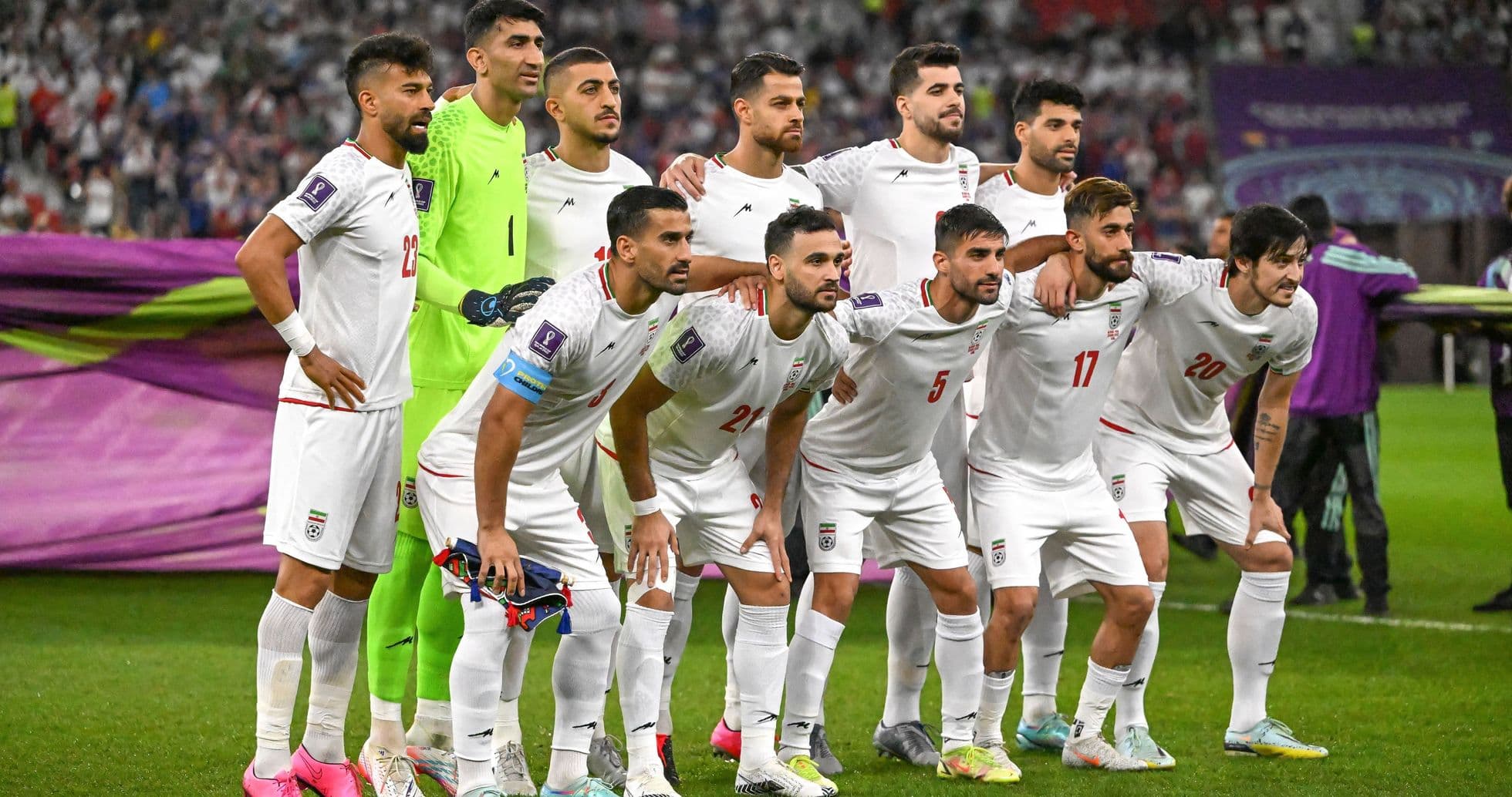 İran futbol komandasının qrup şəkli