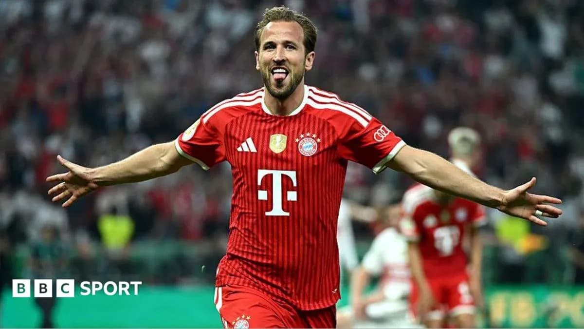 Bayern Munich player celebrating a goal