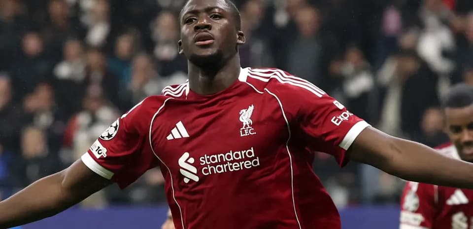 Liverpool player celebrating a goal during match