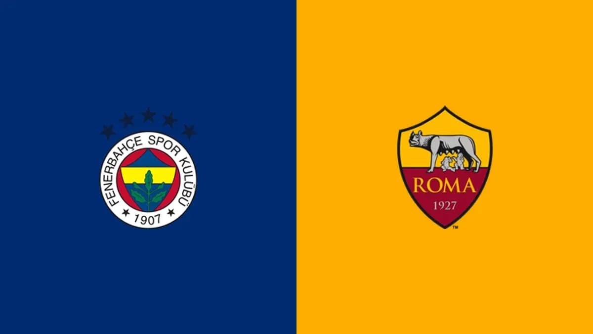 Fenerbahçe and Roma club logos side by side