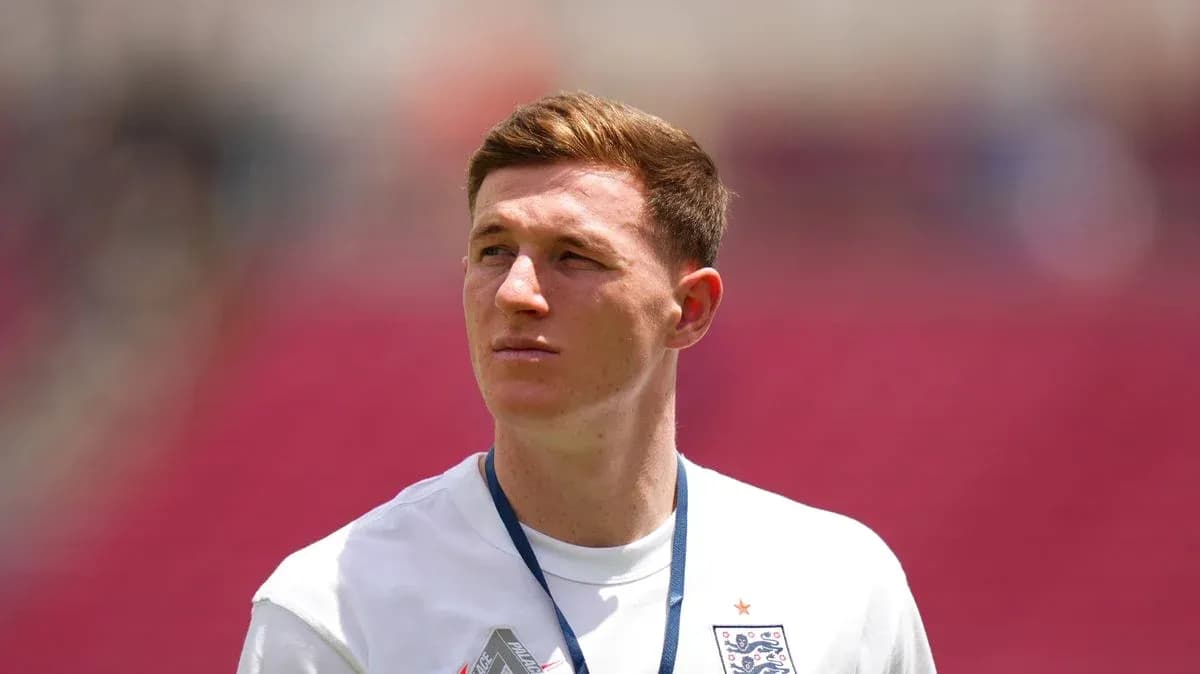 Player in England kit during warm-up session